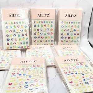 Ailiyz Nail Art Stickers - Colorful Designs new in packaging